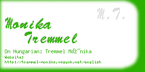 monika tremmel business card